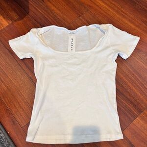 New with tags brandy Melville John galt PacSun White Short Sleeve Top